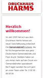 Mobile Screenshot of druckhausharms.de